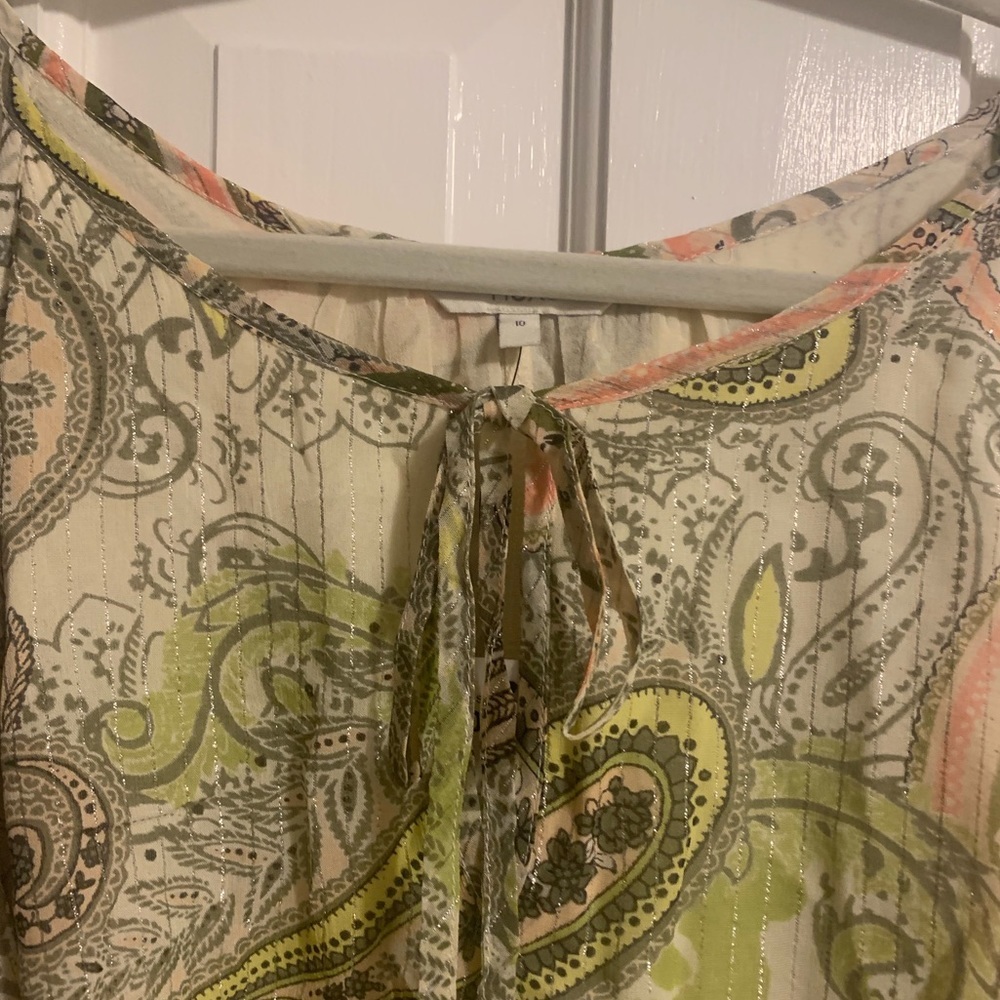 NWT! Next Paisley Cold Shoulder Blouse - Picture 3 of 5